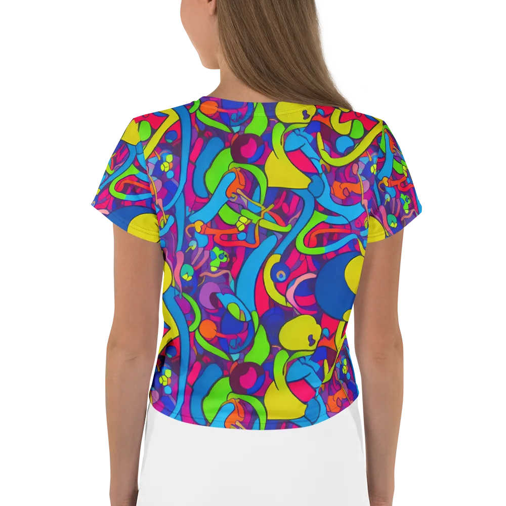 Prism Pulse on Crop Tee — Back