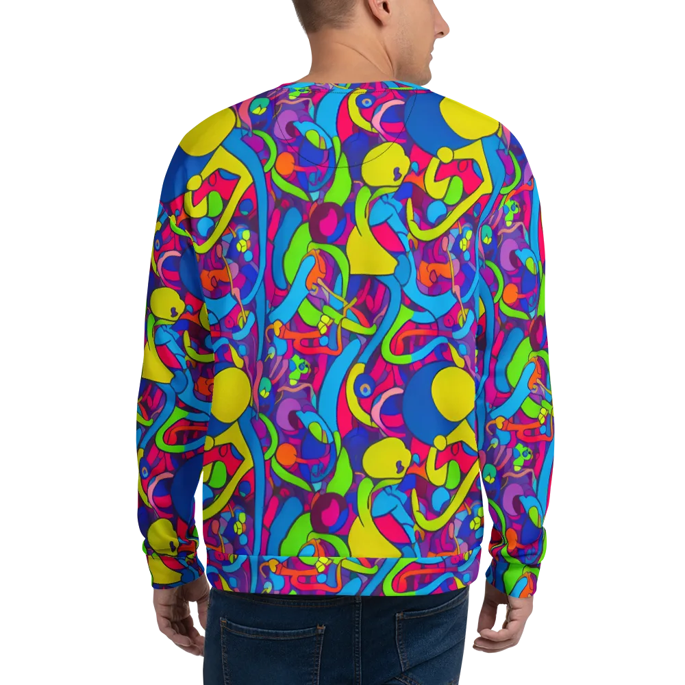 Prism Pulse on Sweatshirt — Back