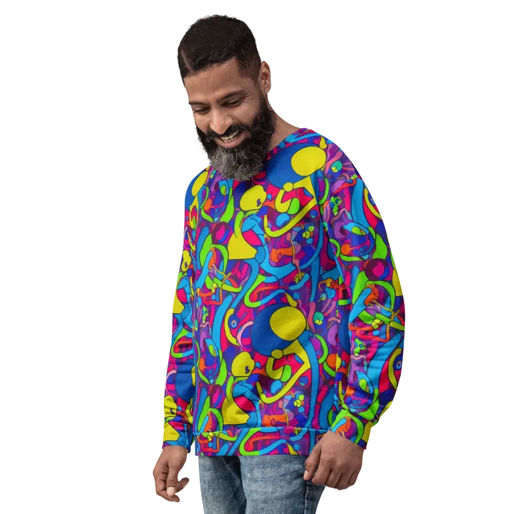 Prism Pulse on Sweatshirt — Left Front