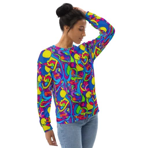 Prism Pulse on a Sweatshirt