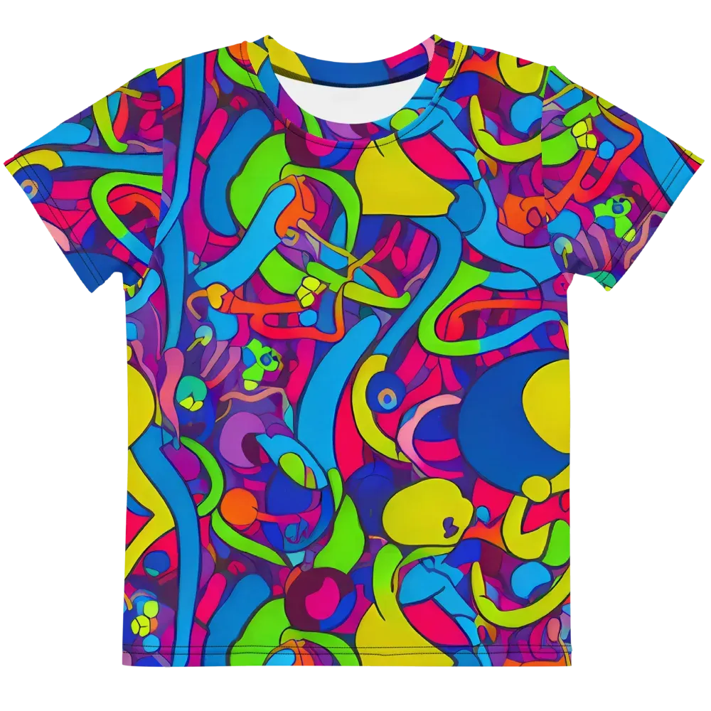 Prism Pulse on Kids Crew Neck T-Shirt — Front