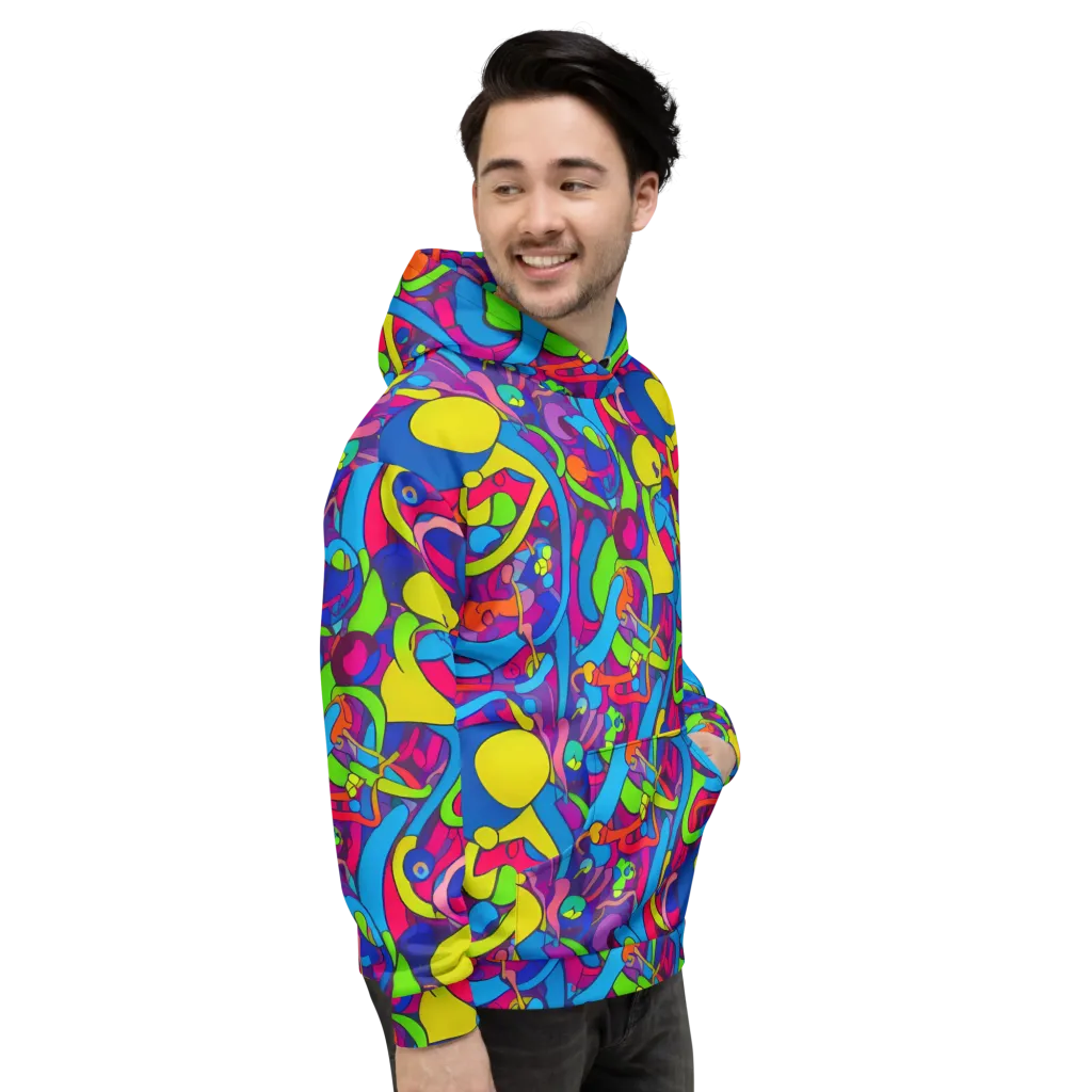 Prism Pulse on Hoodie — Right
