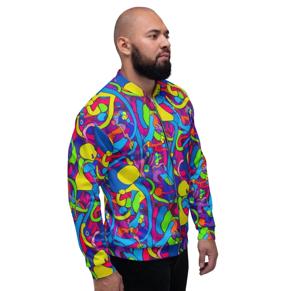 Prism Pulse on Bomber Jacket — Right