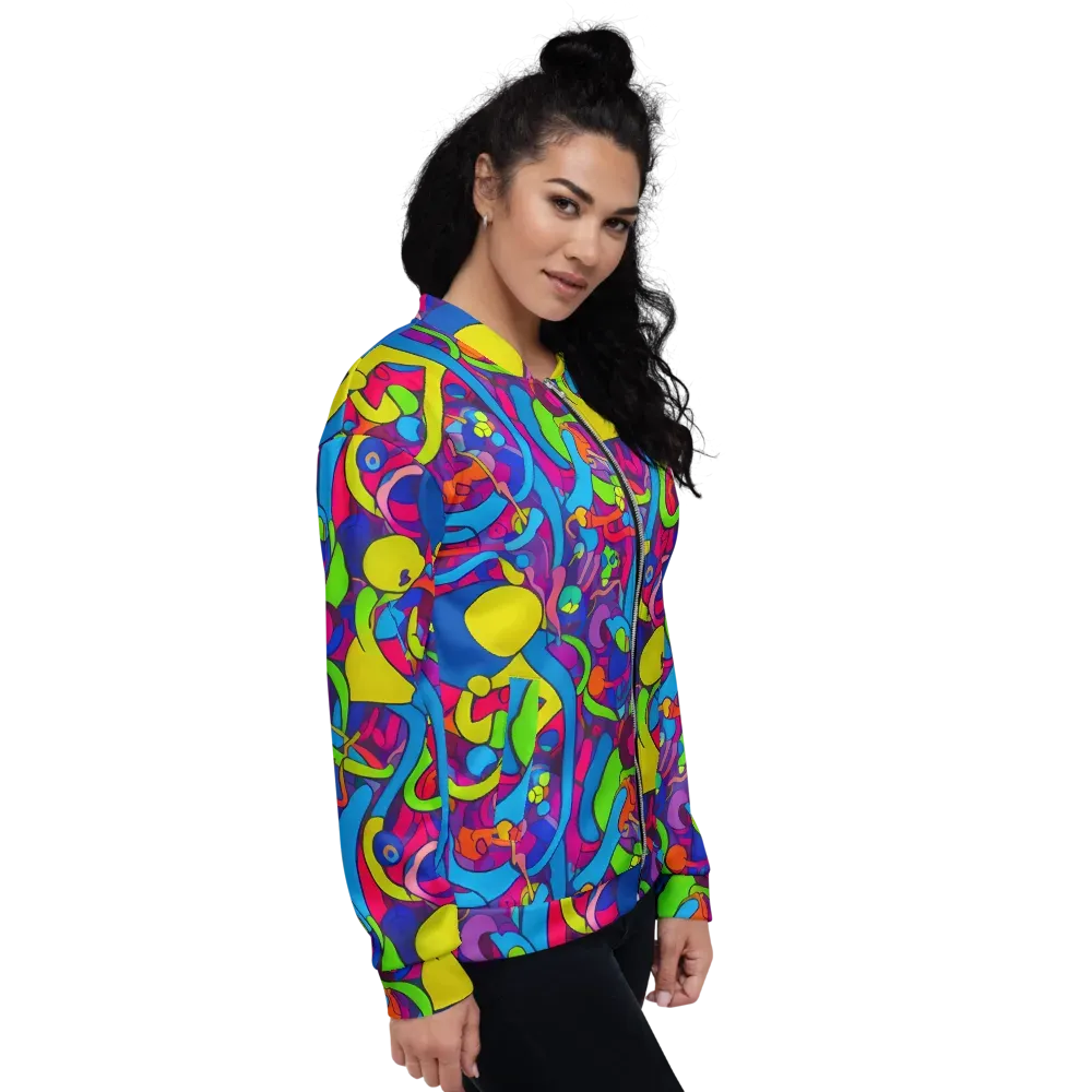 Prism Pulse on Bomber Jacket — Right