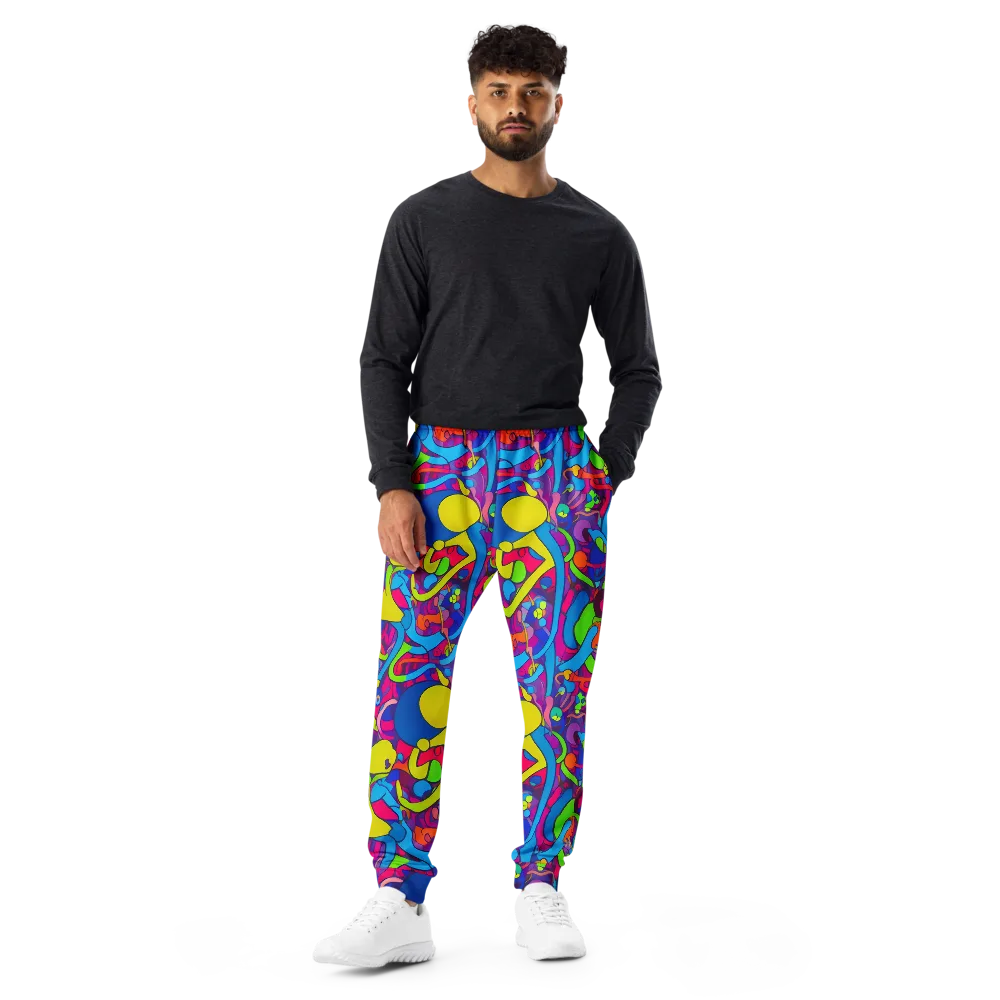 Prism Pulse on Men's Joggers — Front