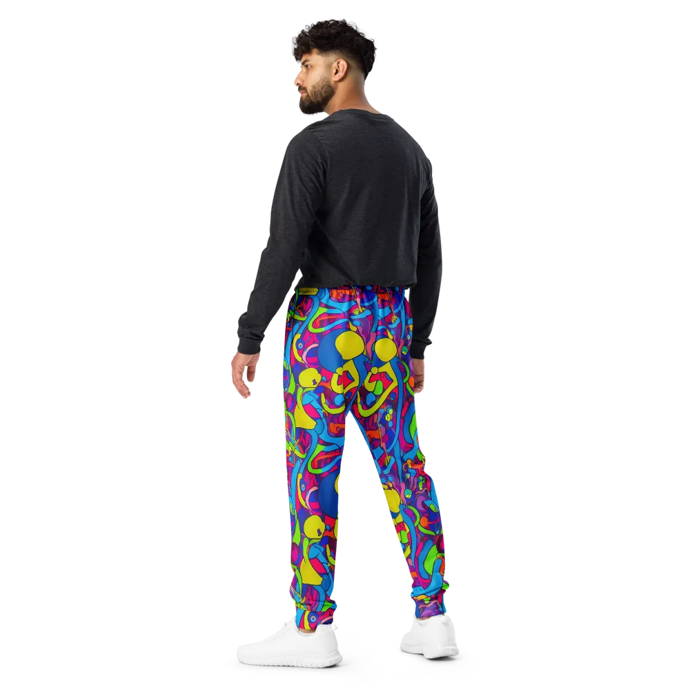 Prism Pulse on Men's Joggers — Back