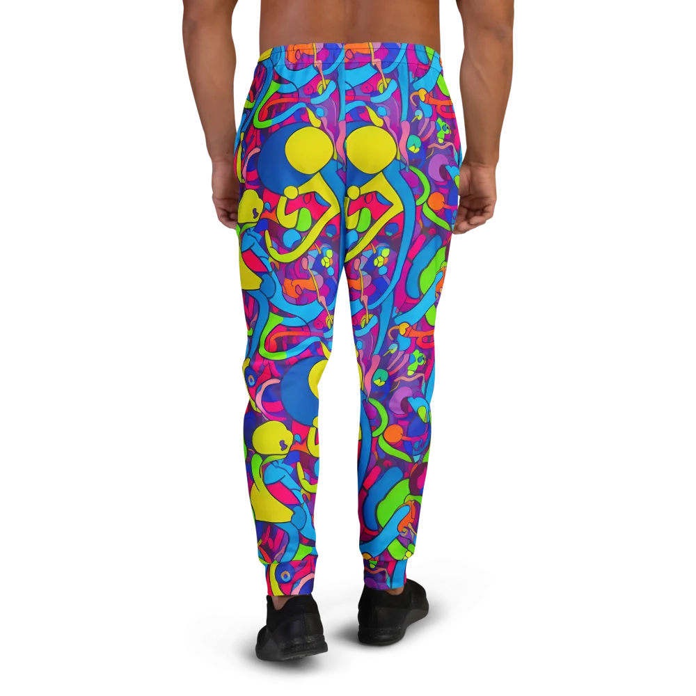 Prism Pulse on Men's Joggers — Back
