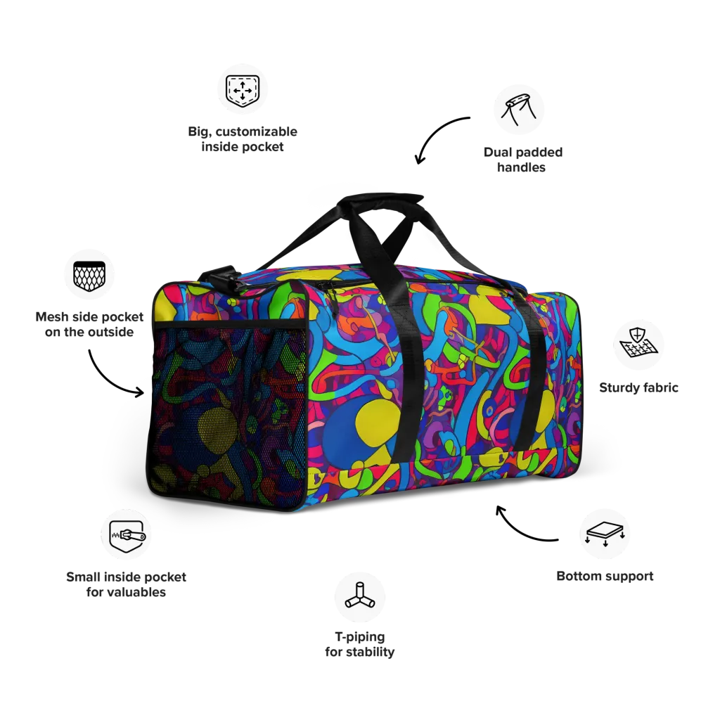 Prism Pulse on Duffle Bag — Right Front