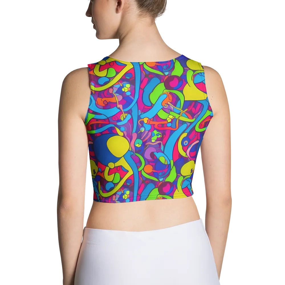 Prism Pulse on Crop Top — Back