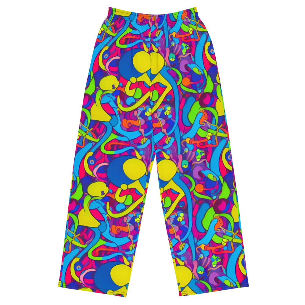 Prism Pulse on Wide-Leg Pants — Front