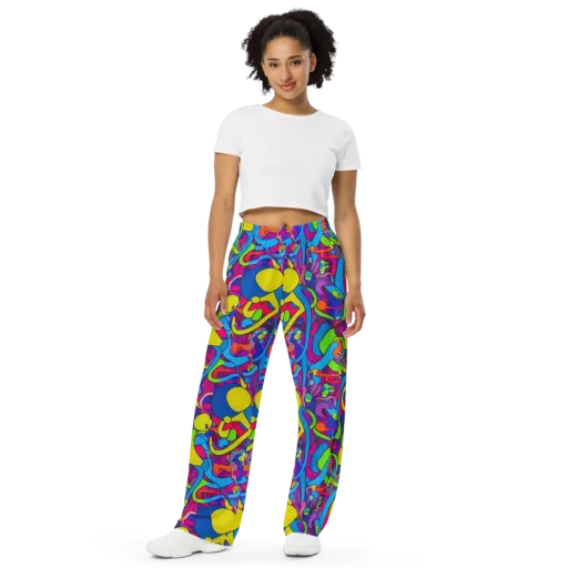 Prism Pulse on a Wide-Leg Pants