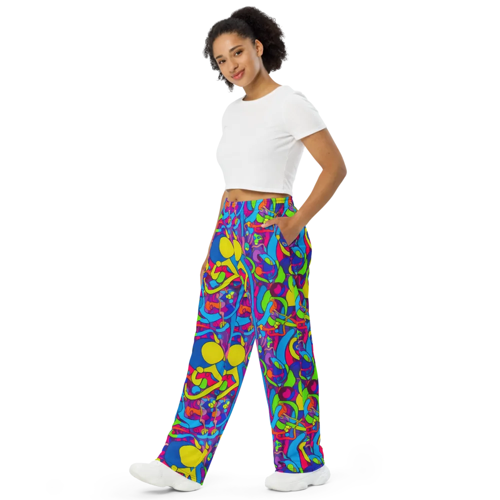 Prism Pulse on Wide-Leg Pants — Left Front