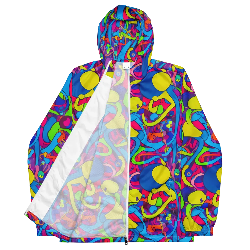 Prism Pulse on Men's Windbreaker — Front