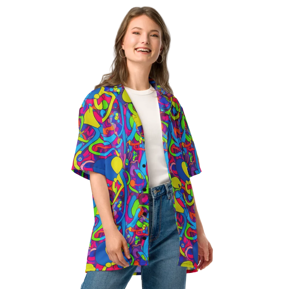 Prism Pulse on Button Shirt — Front