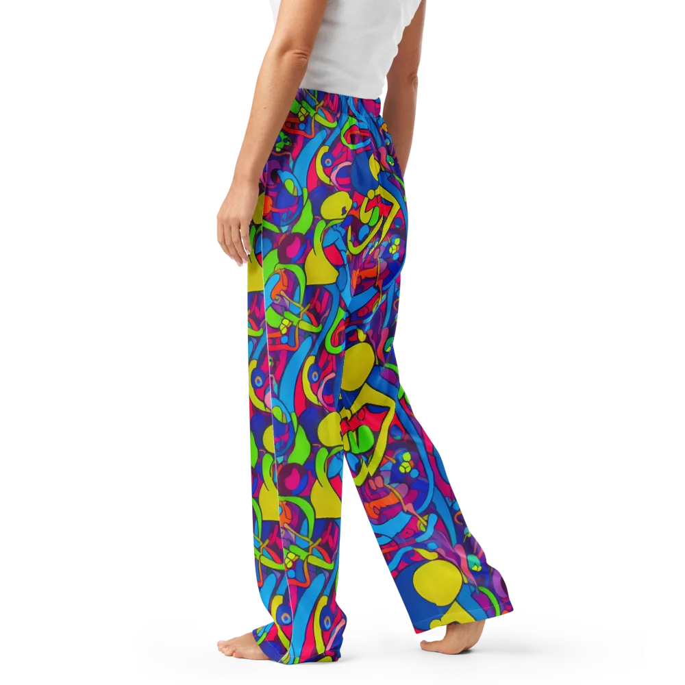 Prism Pulse on Women's Pajama Pants — Left