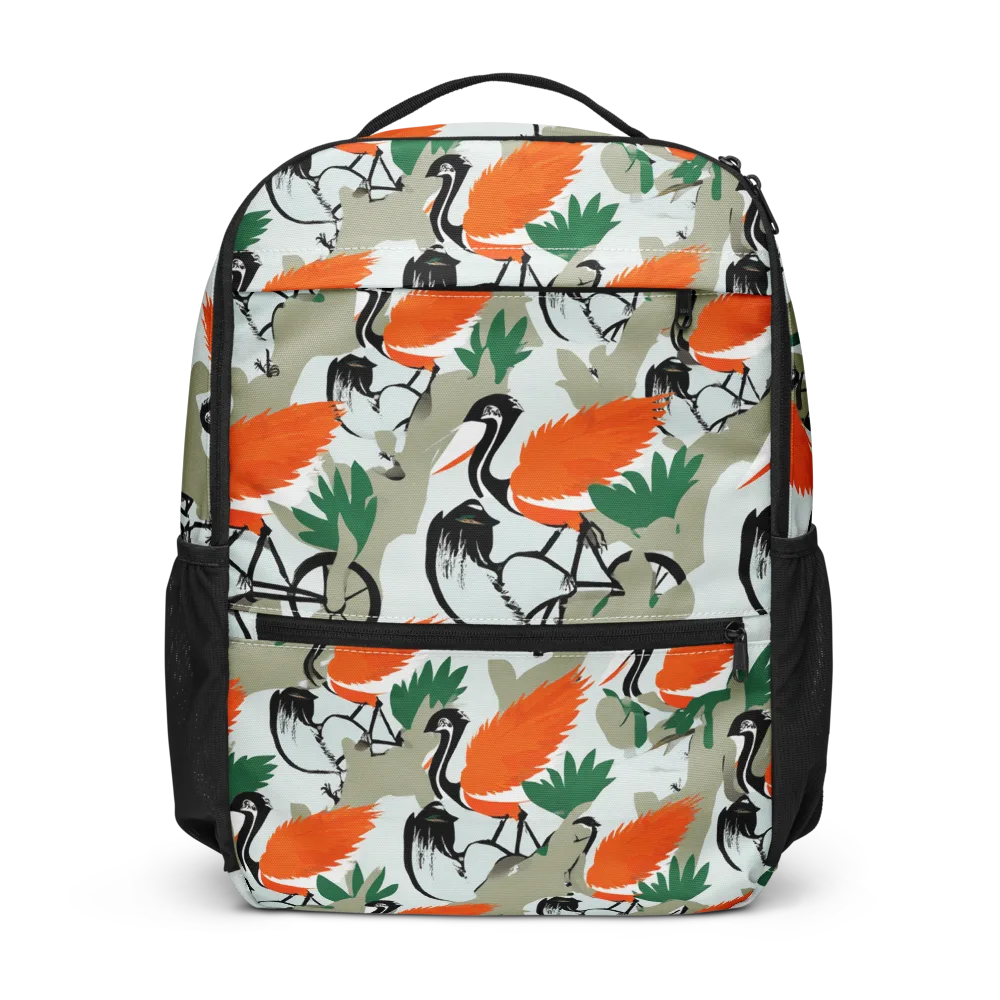 Crimson Migration on Utility Backpack — Front