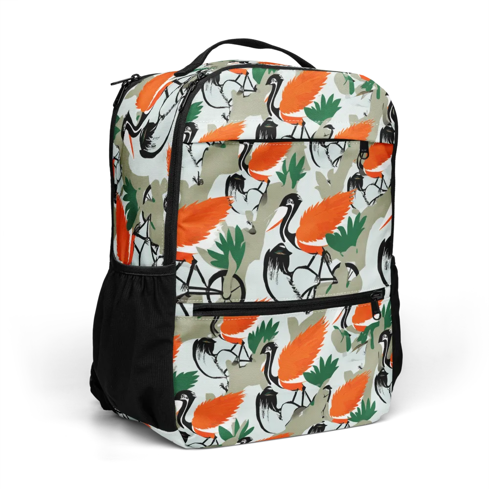 Crimson Migration on Utility Backpack — Right Front