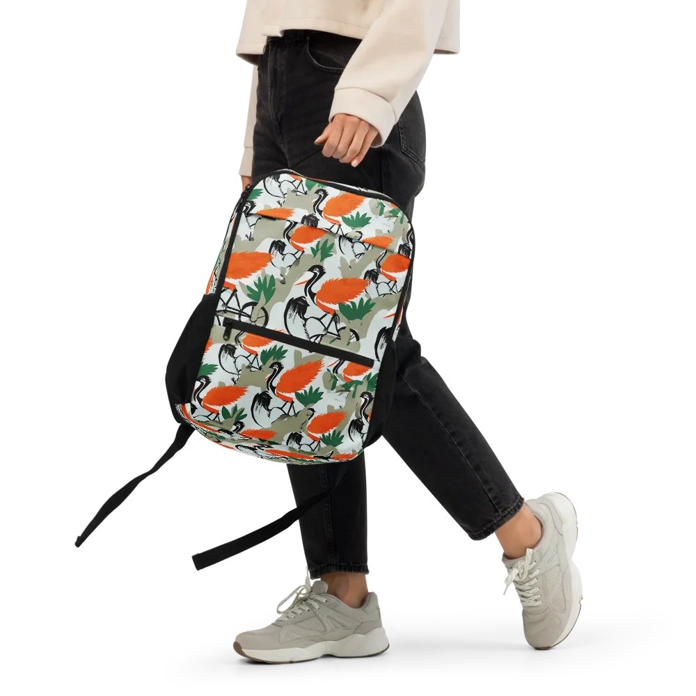 Crimson Migration on Utility Backpack — Front