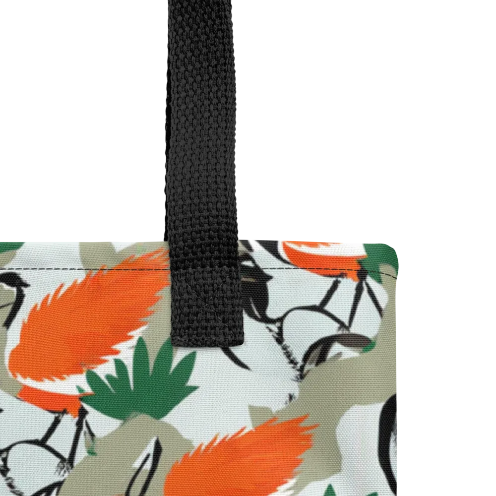 Crimson Migration on Tote Bag — Product details