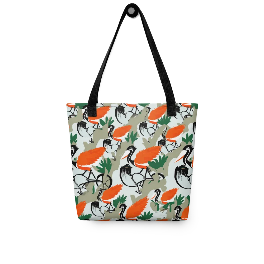 Crimson Migration on Tote Bag — Front