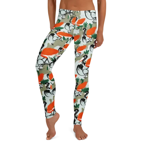 Crimson Migration on a Leggings
