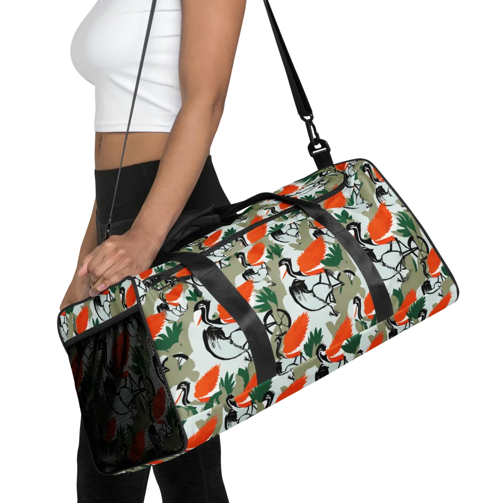 Crimson Migration on Duffle Bag — Front