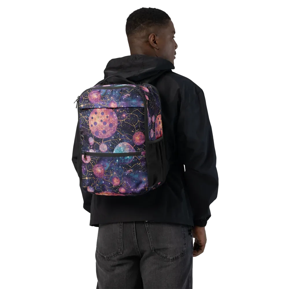 Stardust Vines on Utility Backpack — Back