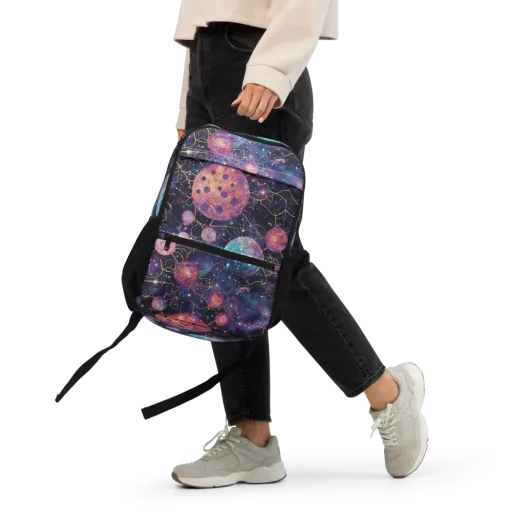 Stardust Vines on a Utility Backpack