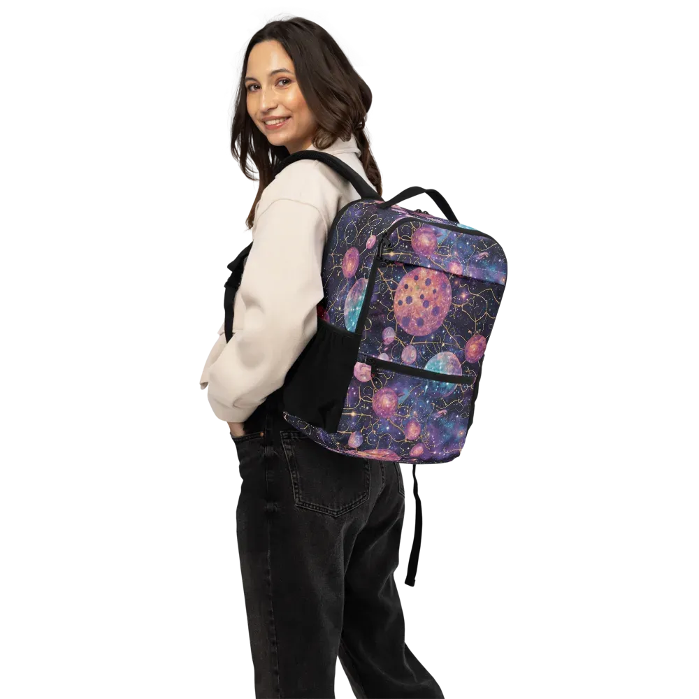 Stardust Vines on Utility Backpack — Back
