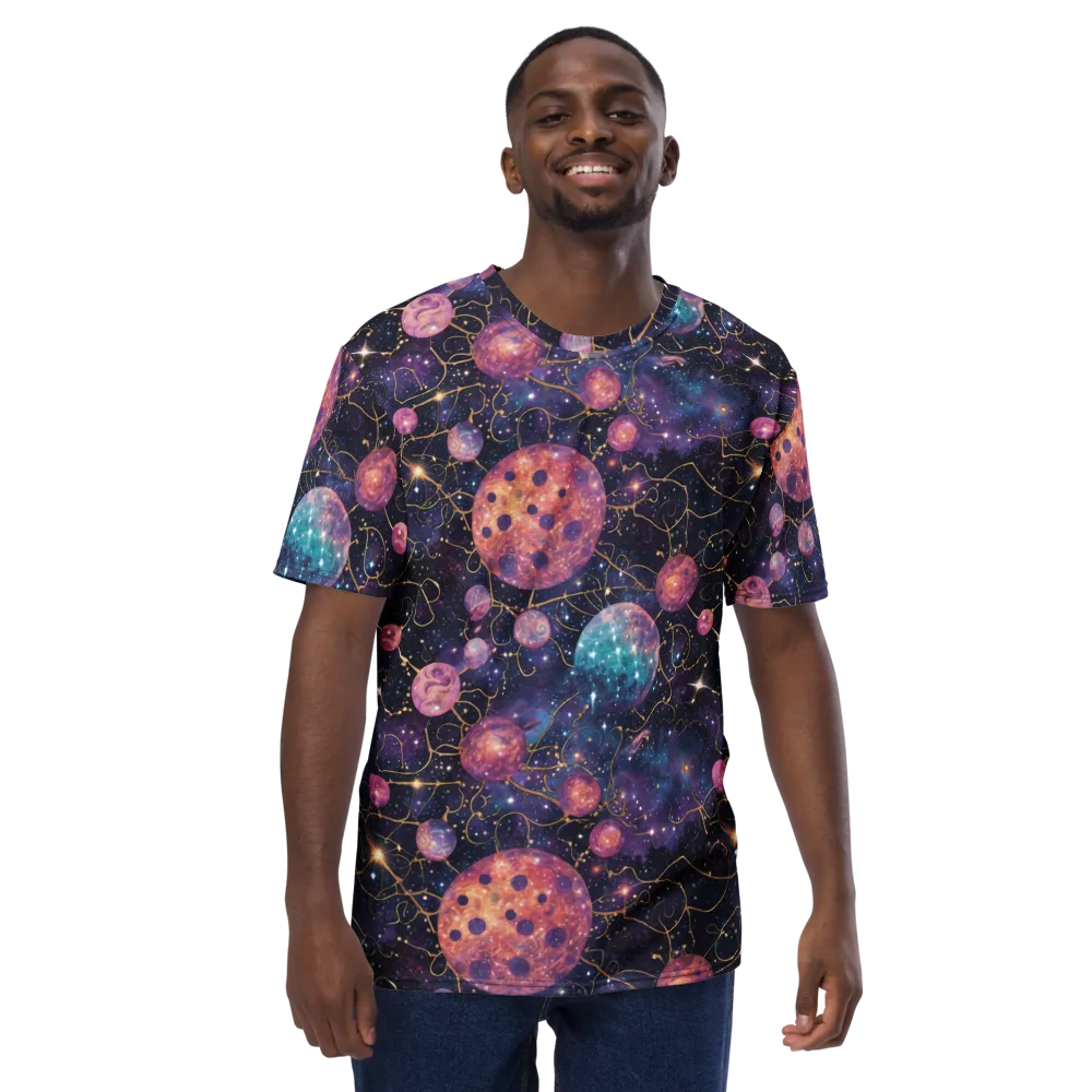 Stardust Vines on Men's Crew Neck T-Shirt — Front