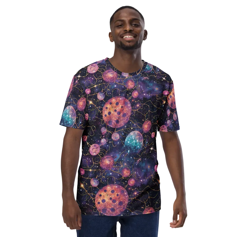 Stardust Vines on Men's Crew Neck T-Shirt — Front