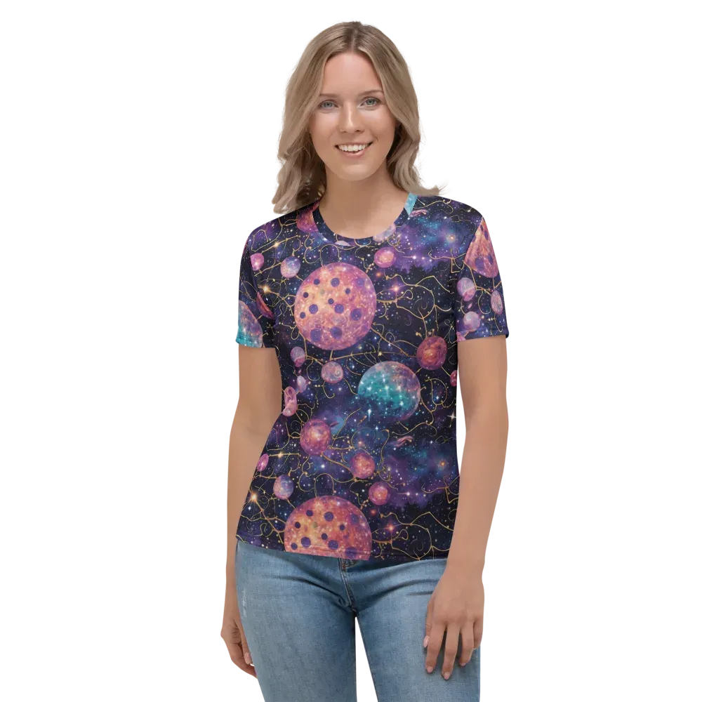Stardust Vines on Women's Crew Neck T-Shirt — Front