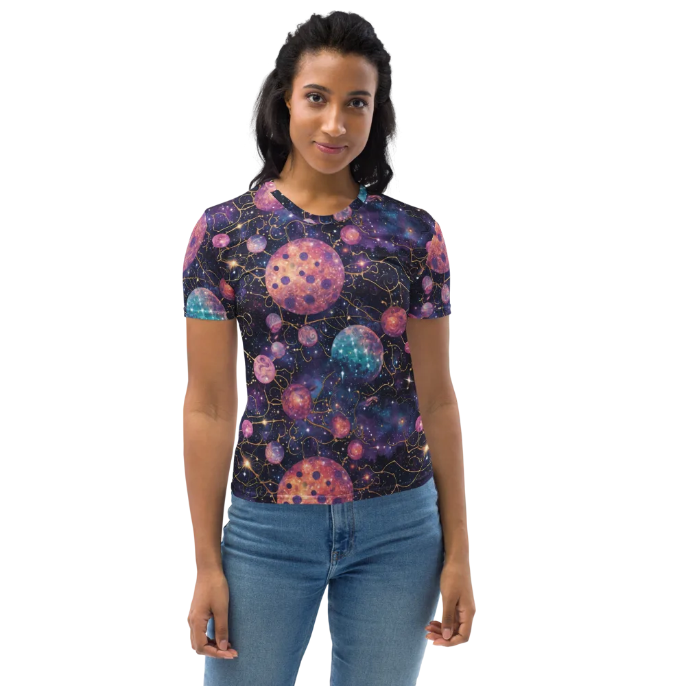 Stardust Vines on Women's Crew Neck T-Shirt — Front