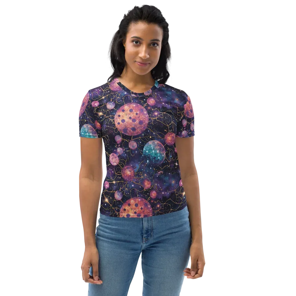 Stardust Vines on Women's Crew Neck T-Shirt — Front