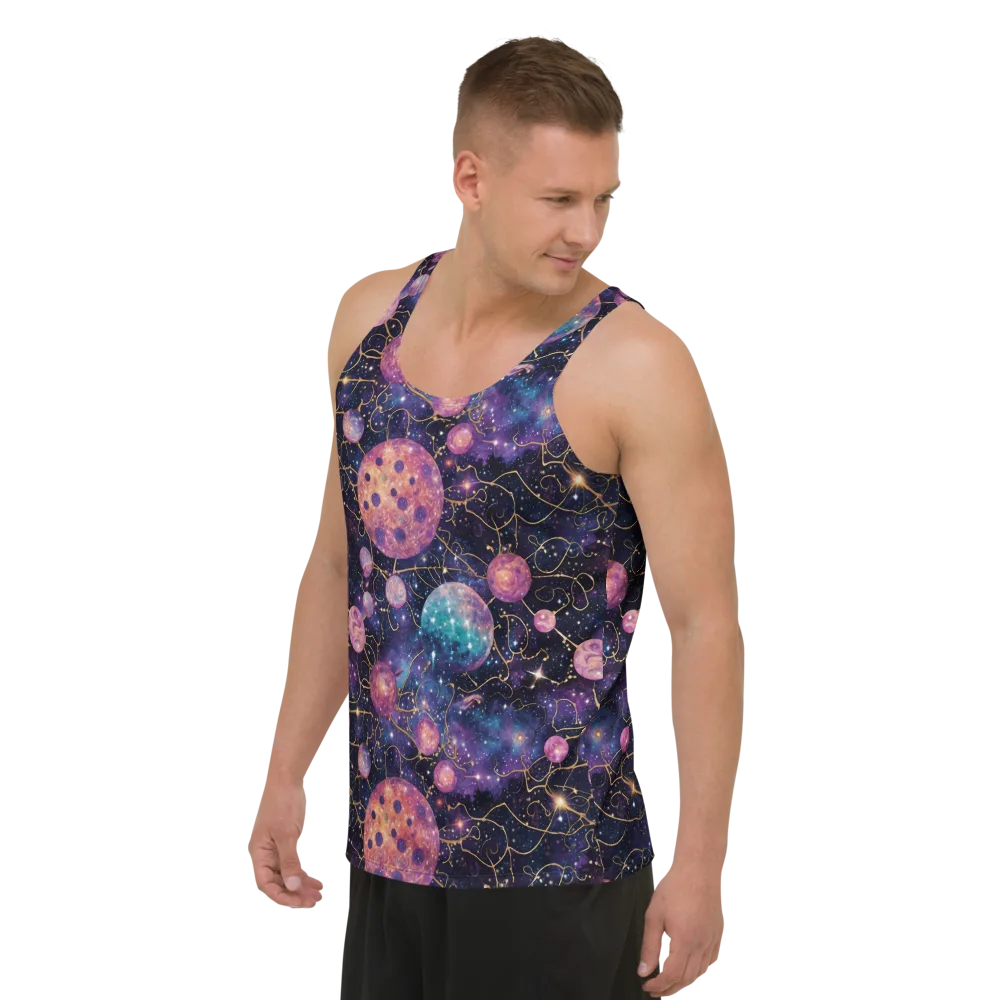 Stardust Vines on Men's Tank Top — Left Front