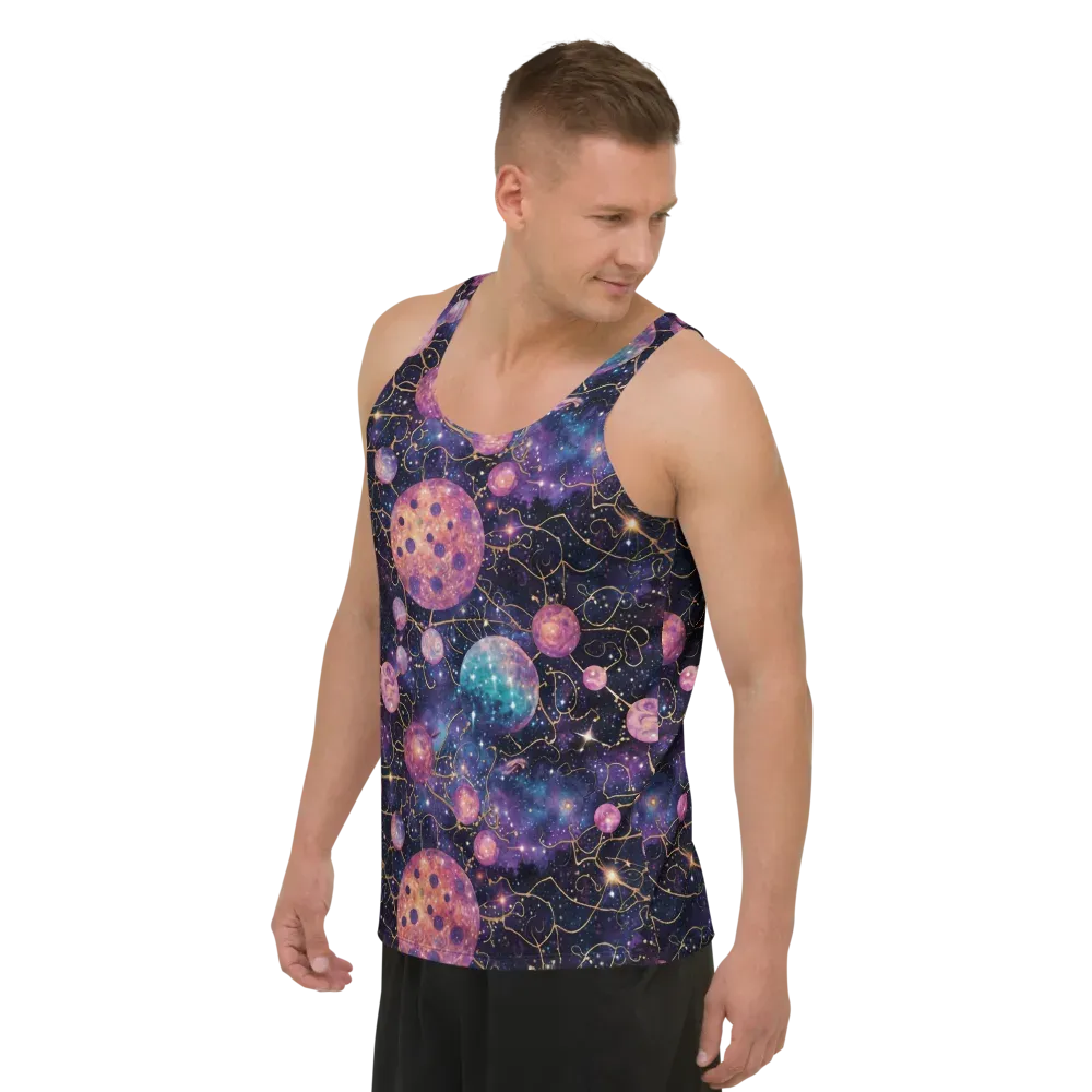 Stardust Vines on Men's Tank Top — Left Front