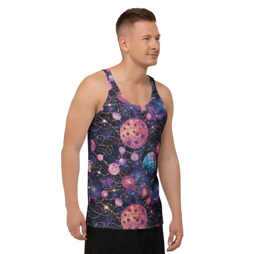 Stardust Vines on Men's Tank Top — Right Front