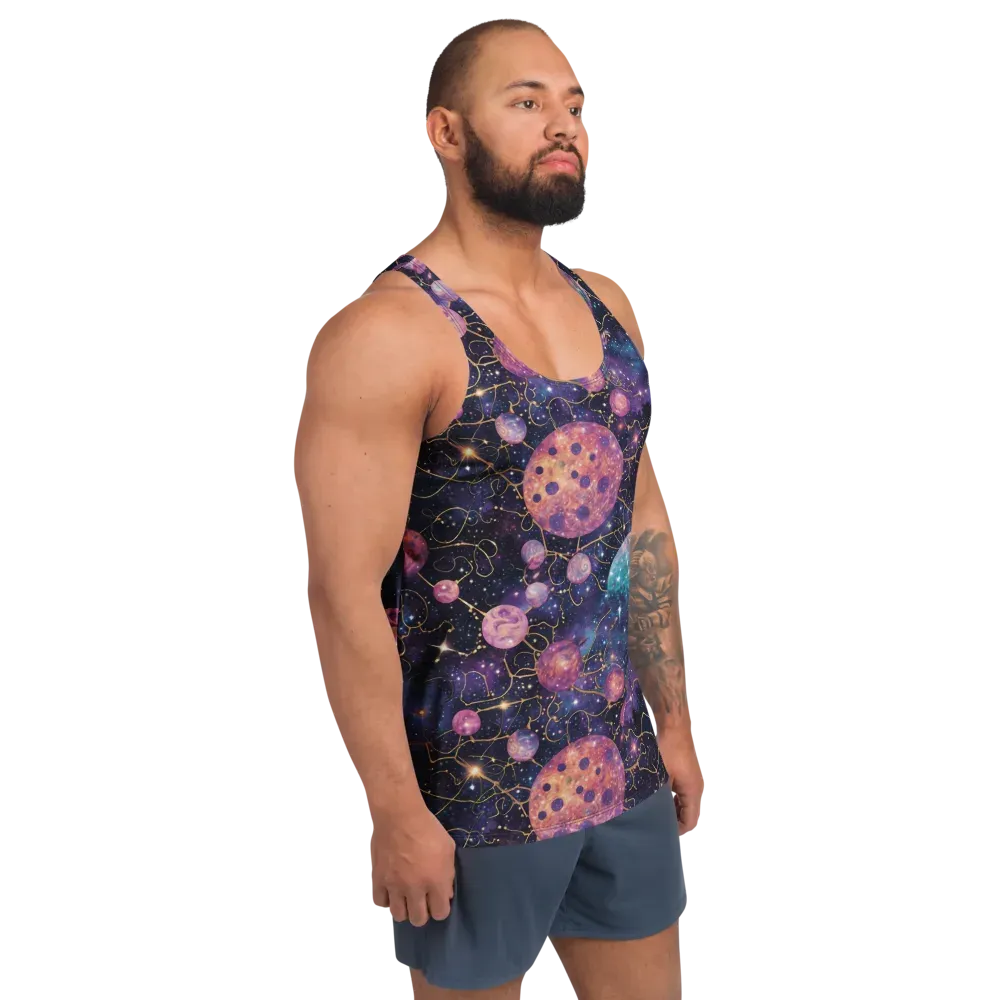 Stardust Vines on Men's Tank Top — Right Front