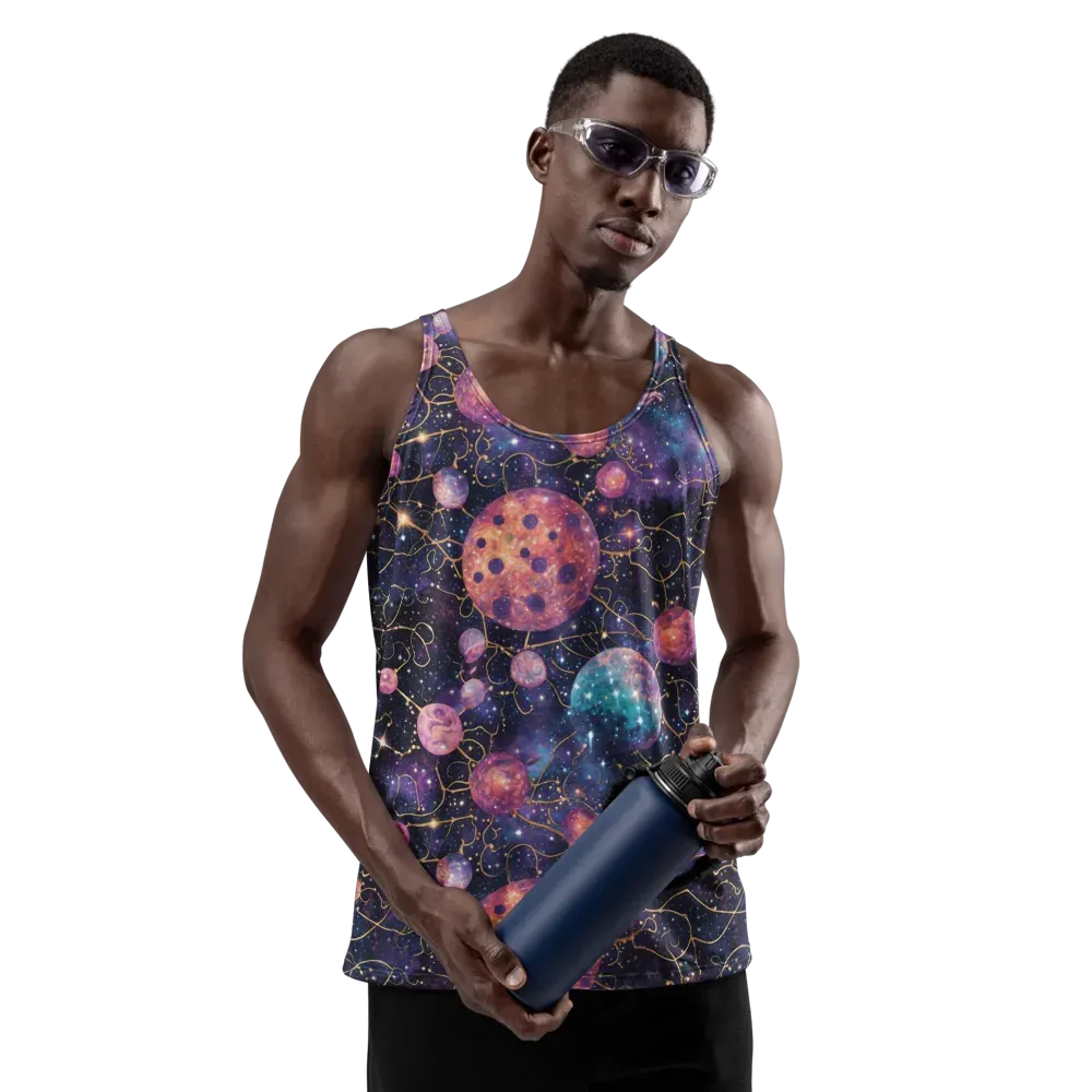 Stardust Vines on Men's Tank Top — Front