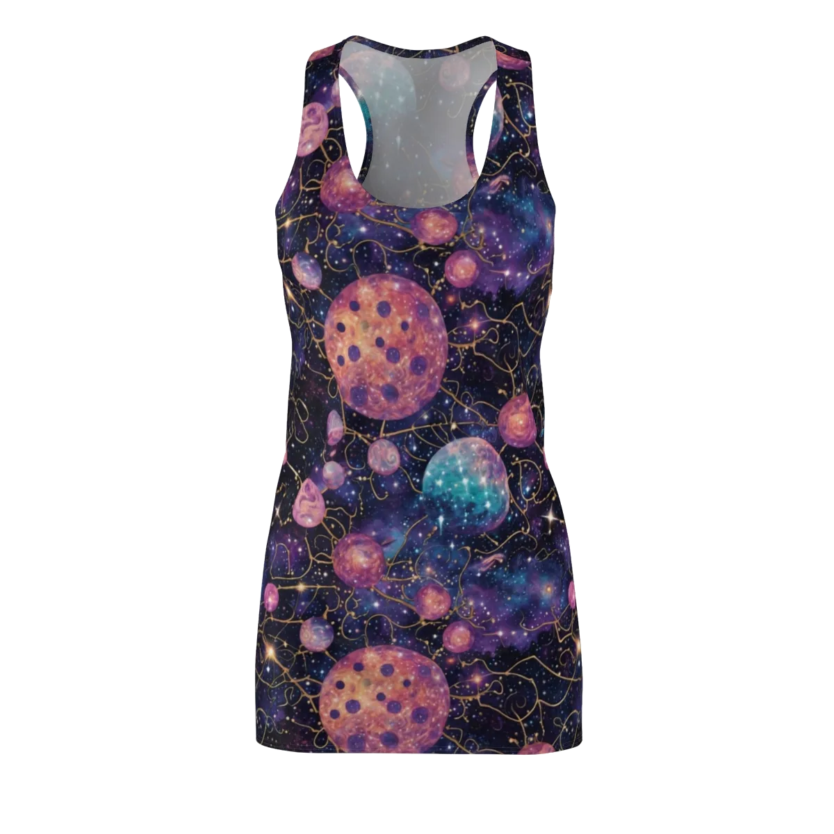 Stardust Vines on Racerback Dress — Front