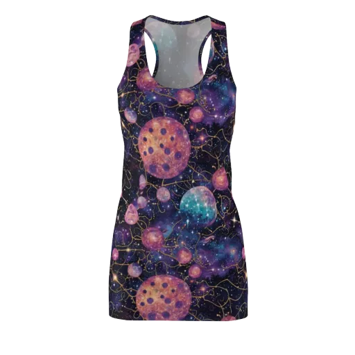 Stardust Vines on a Racerback Dress