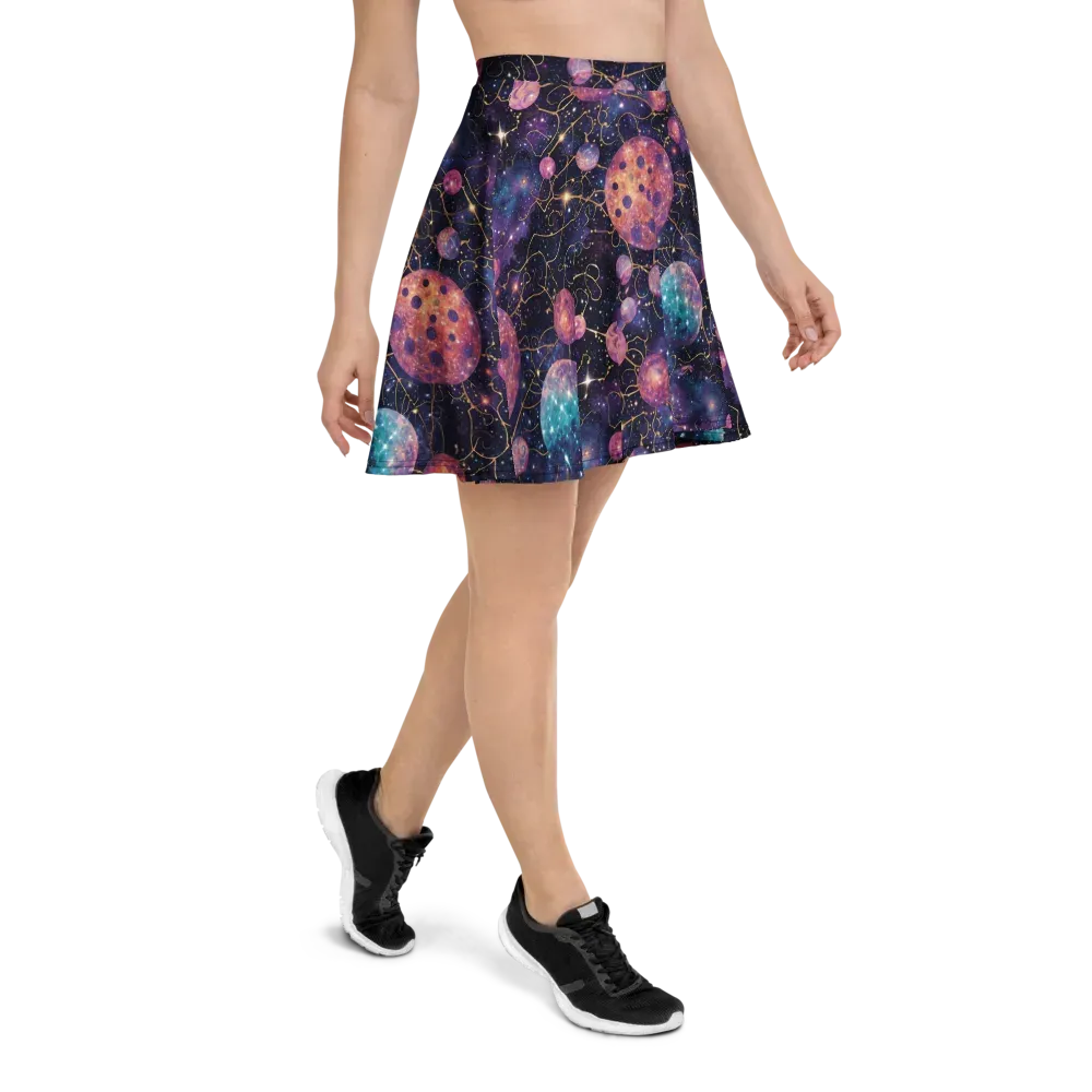 Stardust Vines on Skater Skirt — Right