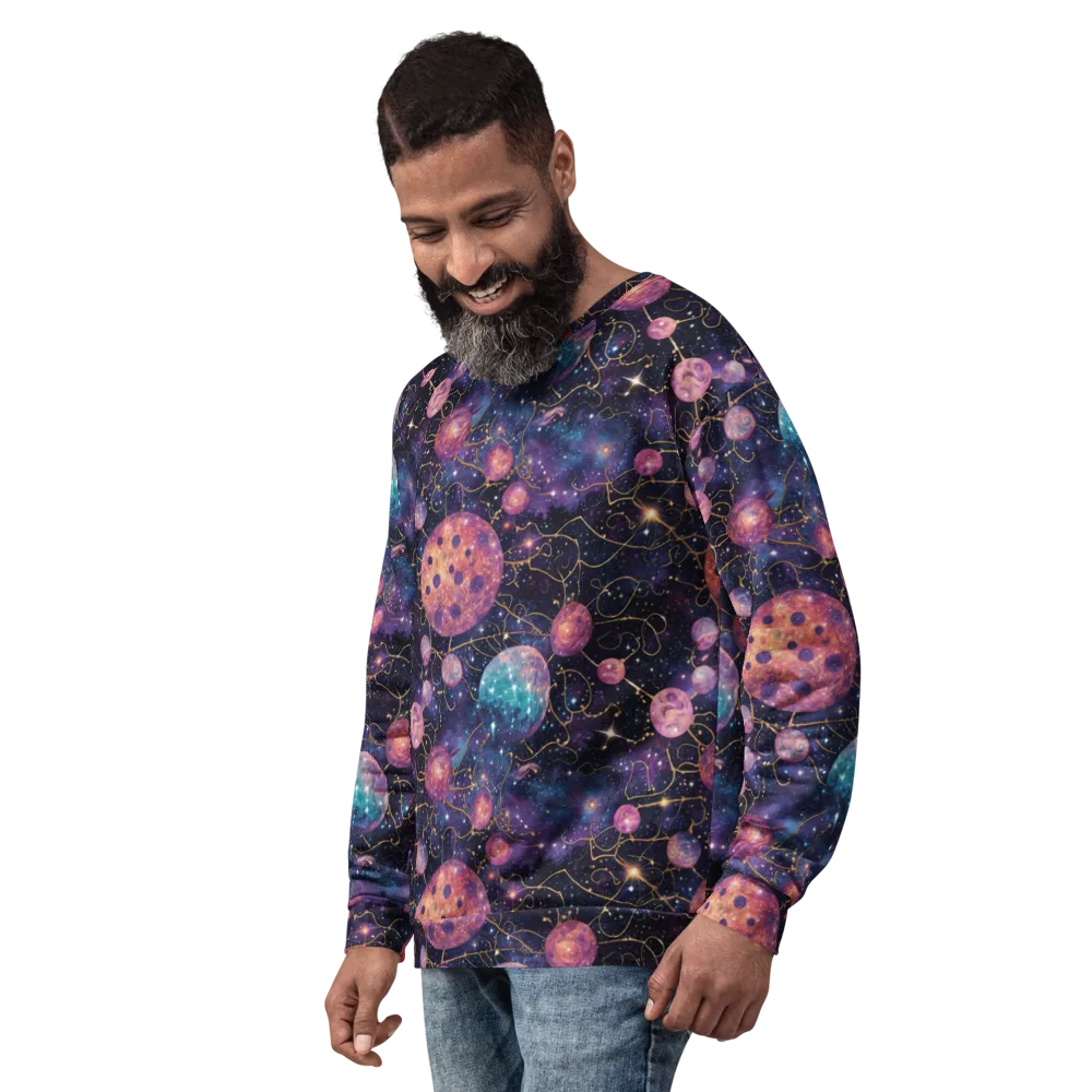 Stardust Vines on Sweatshirt — Left Front