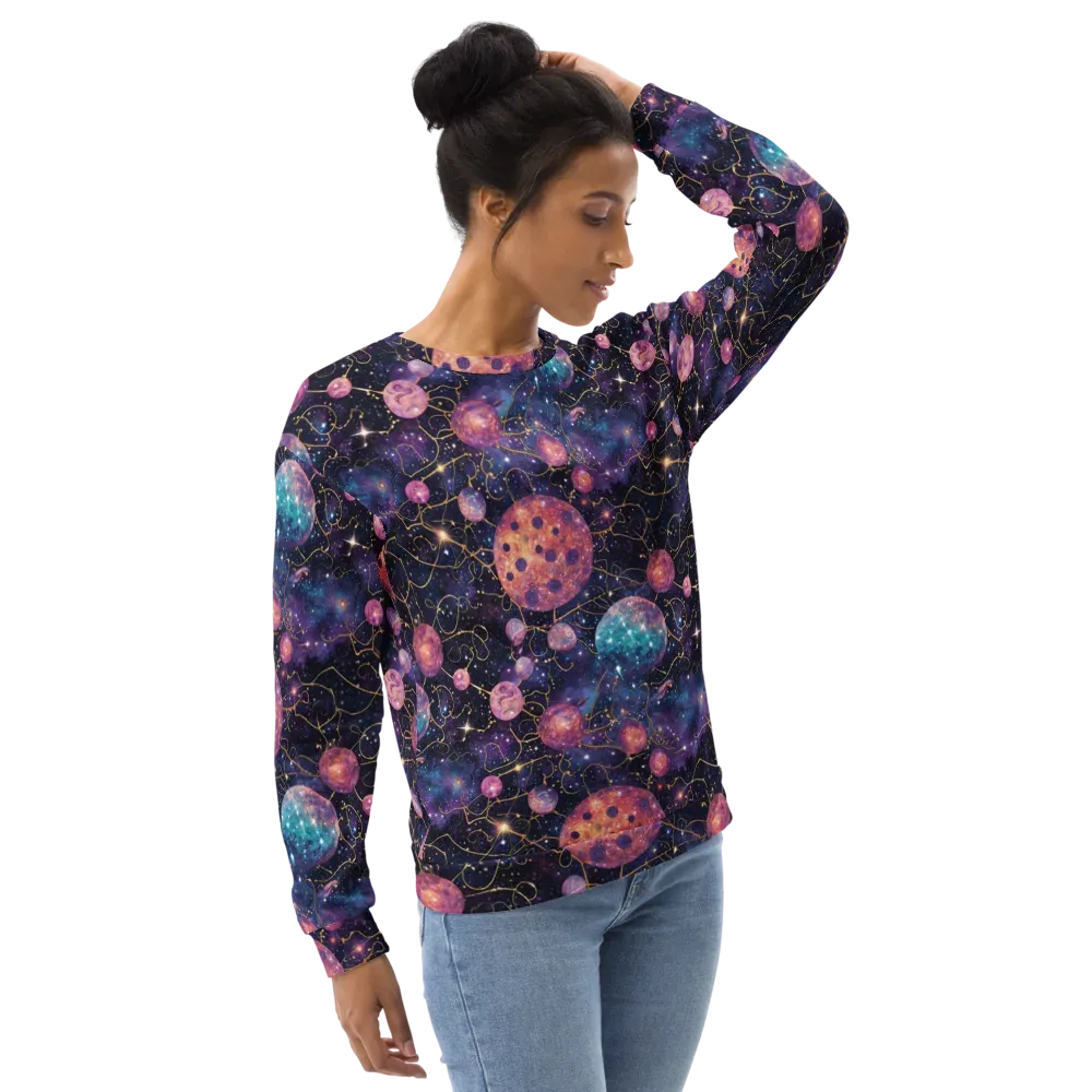 Stardust Vines on Sweatshirt — Right Front