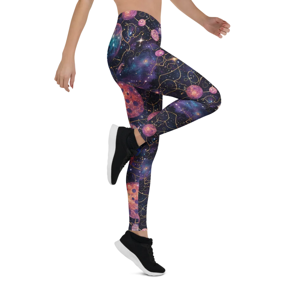 Stardust Vines on Leggings — Right