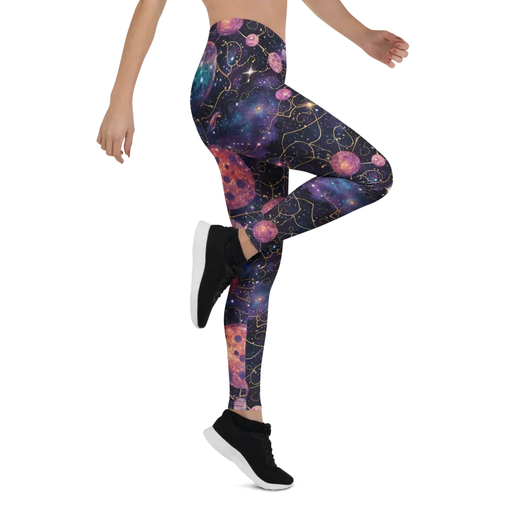 Stardust Vines on Leggings — Right
