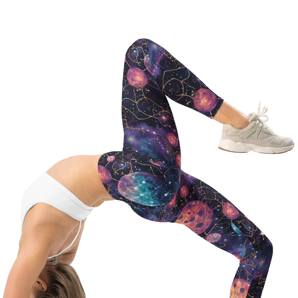 Stardust Vines on Leggings — Right