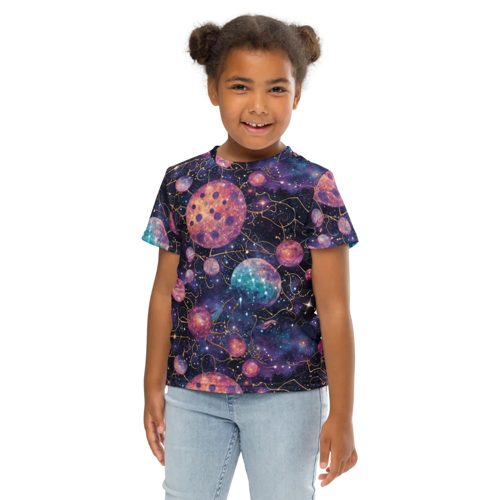 Stardust Vines on Kids Crew Neck T-Shirt — Front
