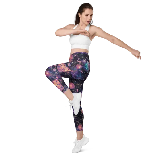 Stardust Vines on a Leggings with Pockets