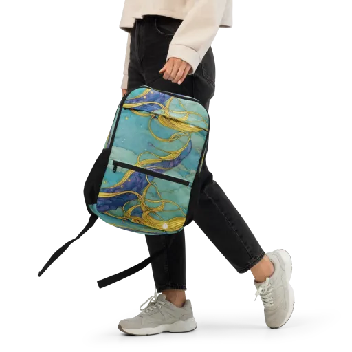Aquatic Filigree on a Utility Backpack